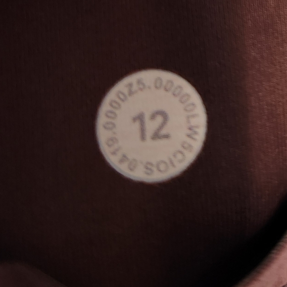 Lululemon In Movement Tight 25" *Everlux Linear Spray Dye White Garnet Size 12 - Picture 11 of 11